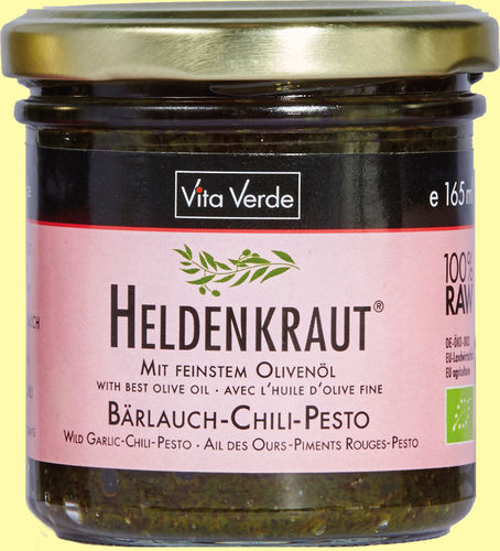 Heldenkraut Bio-Bärlauch-Chili-Pesto