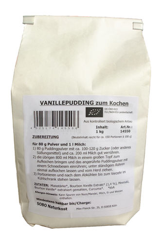 Bio-Vanille-Pudding, Grosspackung 1 kg