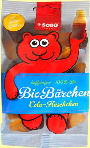 Bio-Bärchen Cola-Fläschchen 100g
